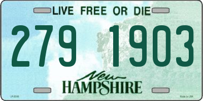 NH license plate 2791903
