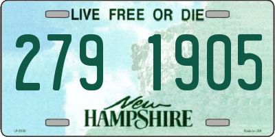 NH license plate 2791905