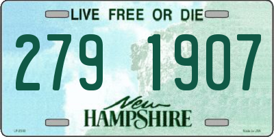 NH license plate 2791907