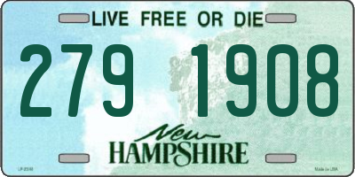 NH license plate 2791908