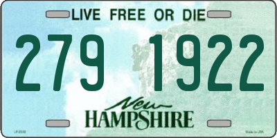 NH license plate 2791922