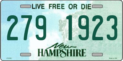 NH license plate 2791923