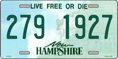 NH license plate 2791927