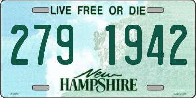 NH license plate 2791942