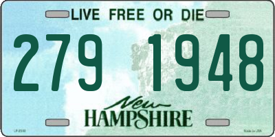 NH license plate 2791948