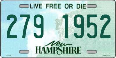 NH license plate 2791952