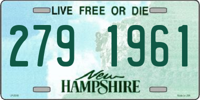 NH license plate 2791961