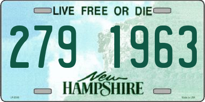 NH license plate 2791963