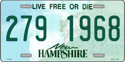 NH license plate 2791968