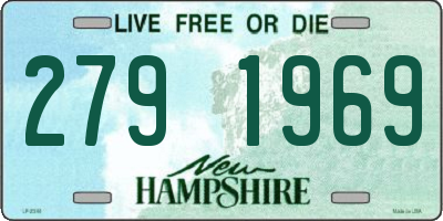 NH license plate 2791969