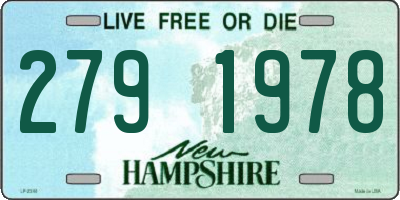 NH license plate 2791978