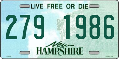 NH license plate 2791986