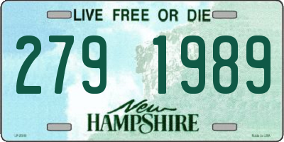 NH license plate 2791989