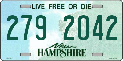 NH license plate 2792042