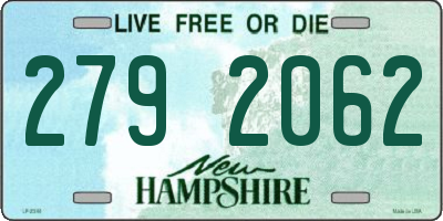 NH license plate 2792062