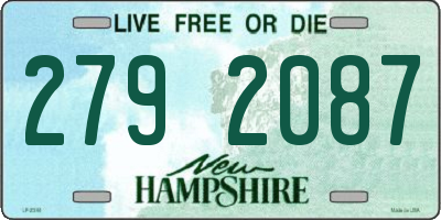 NH license plate 2792087