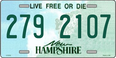 NH license plate 2792107