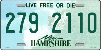NH license plate 2792110