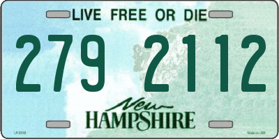 NH license plate 2792112