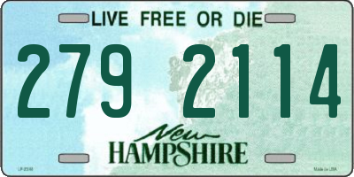 NH license plate 2792114
