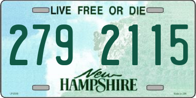 NH license plate 2792115