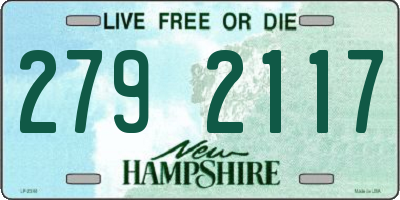 NH license plate 2792117
