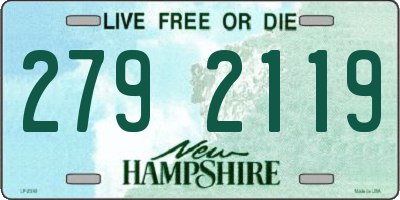 NH license plate 2792119