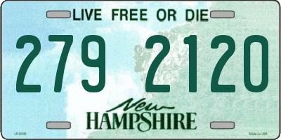 NH license plate 2792120