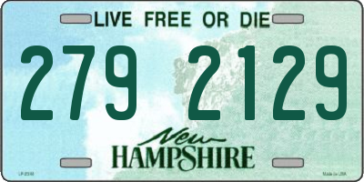 NH license plate 2792129