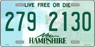 NH license plate 2792130