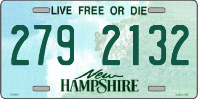 NH license plate 2792132