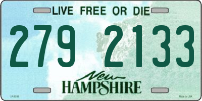 NH license plate 2792133