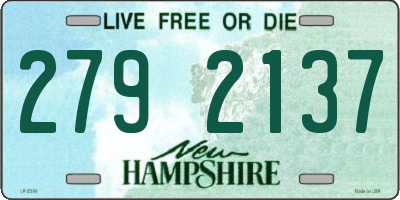 NH license plate 2792137