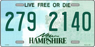 NH license plate 2792140