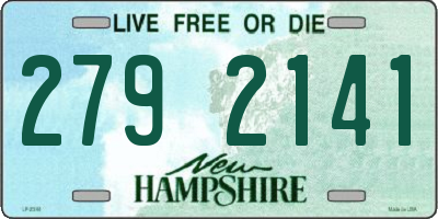 NH license plate 2792141