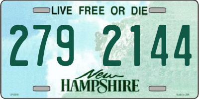 NH license plate 2792144