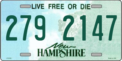 NH license plate 2792147