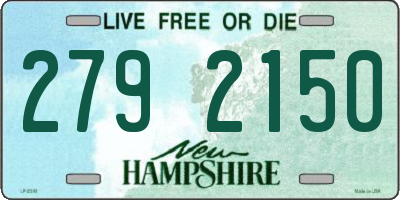 NH license plate 2792150