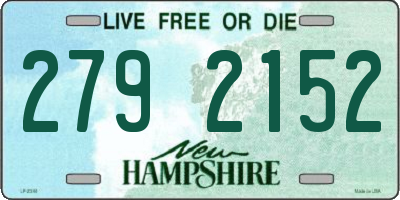 NH license plate 2792152