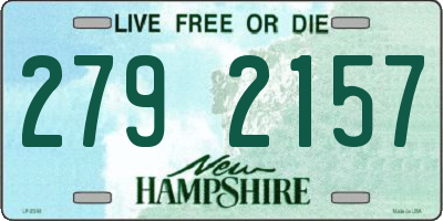 NH license plate 2792157