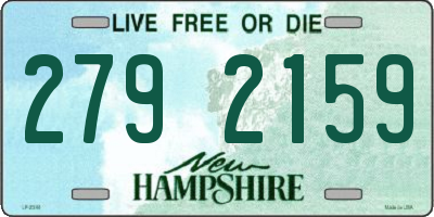 NH license plate 2792159