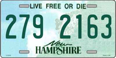 NH license plate 2792163