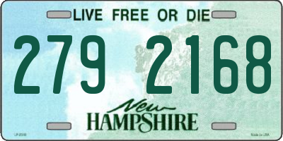 NH license plate 2792168