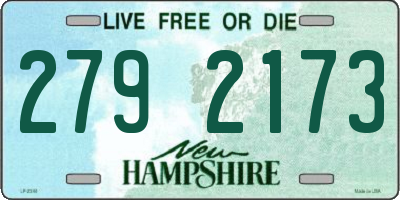 NH license plate 2792173