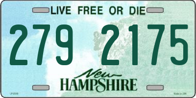 NH license plate 2792175