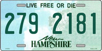 NH license plate 2792181