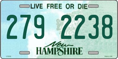 NH license plate 2792238