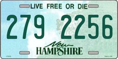 NH license plate 2792256