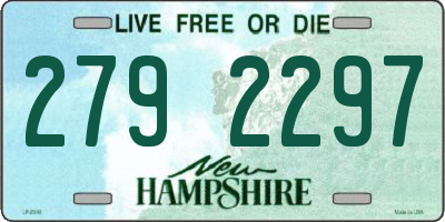 NH license plate 2792297