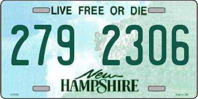 NH license plate 2792306